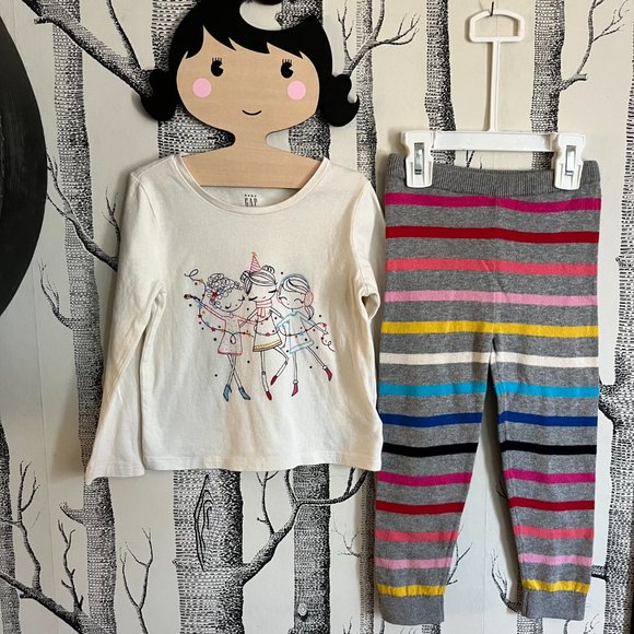 Gap stripe winter set sz 3 - Picture 9 of 10